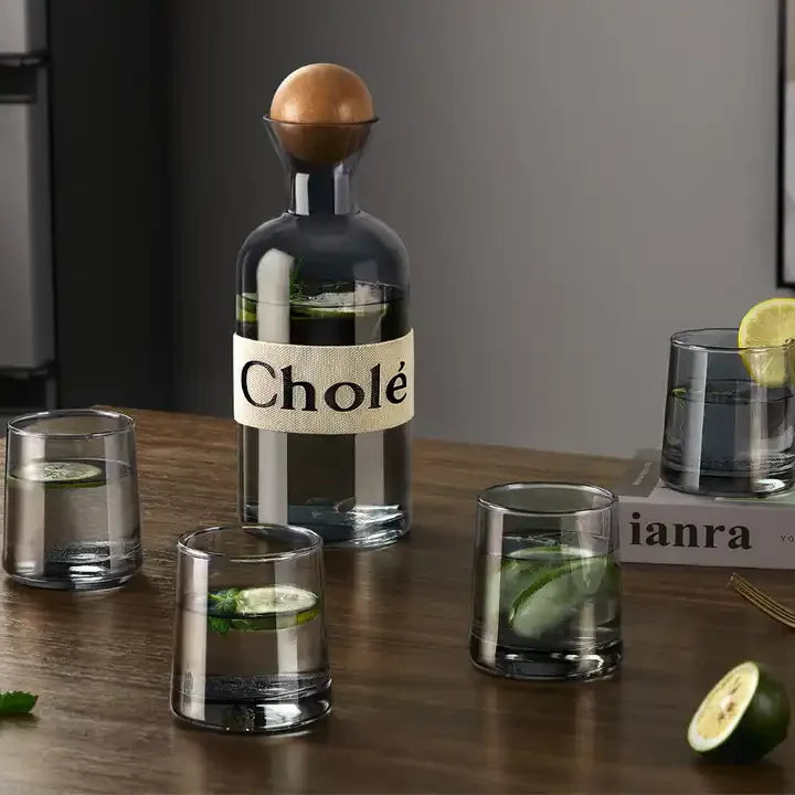 Clear Drinkware Set - 5Pcs