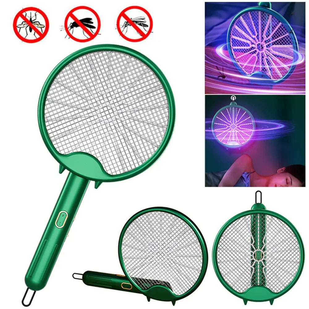 3-in-1 Electric Mosquito Swatter & Lamp