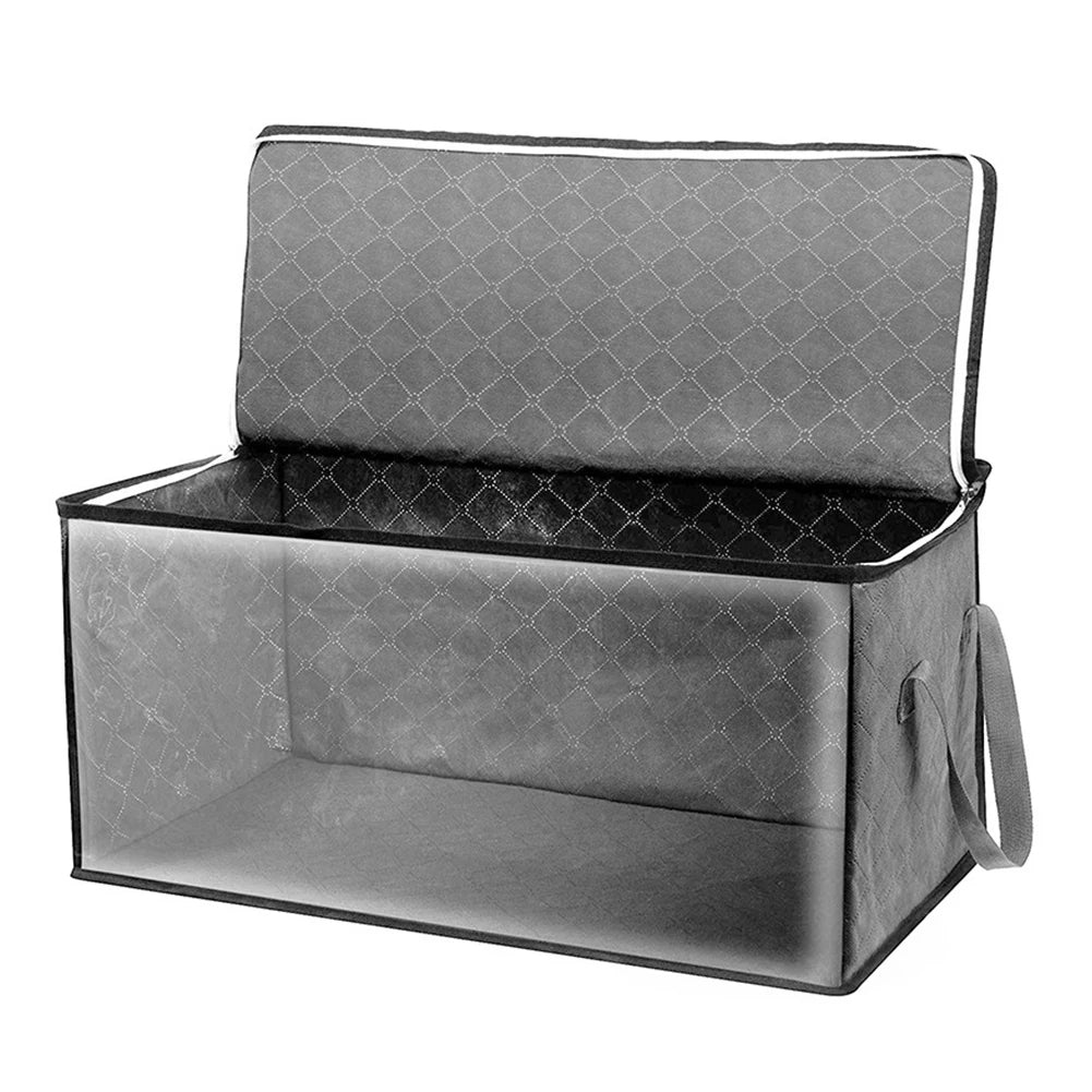 Non-Woven Large Storage Bag With Transparent Side
