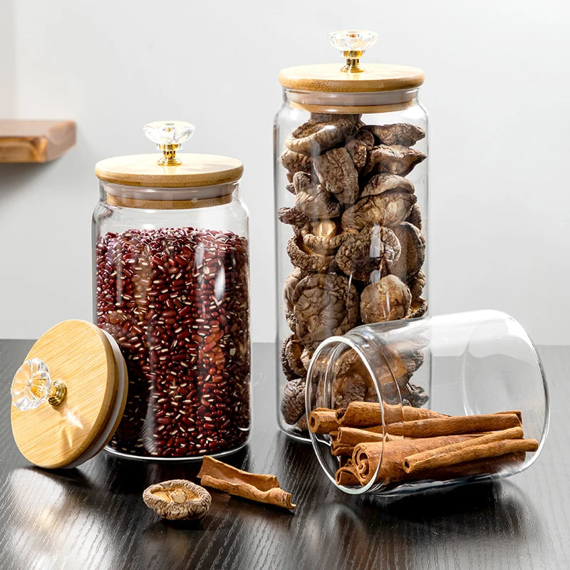 Classic Borosilicate Glass Food Storage Jar
