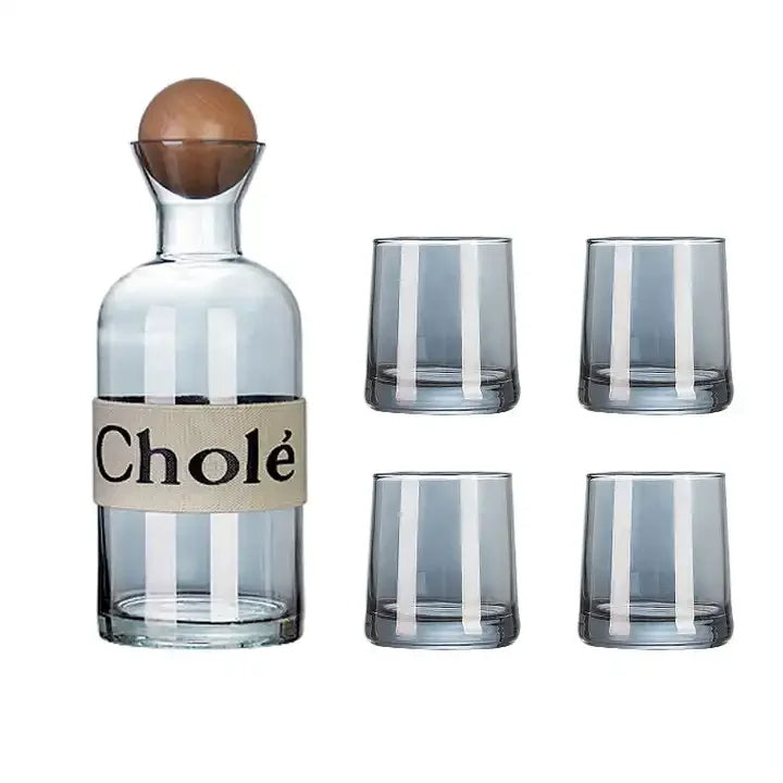 Clear Drinkware Set - 5Pcs
