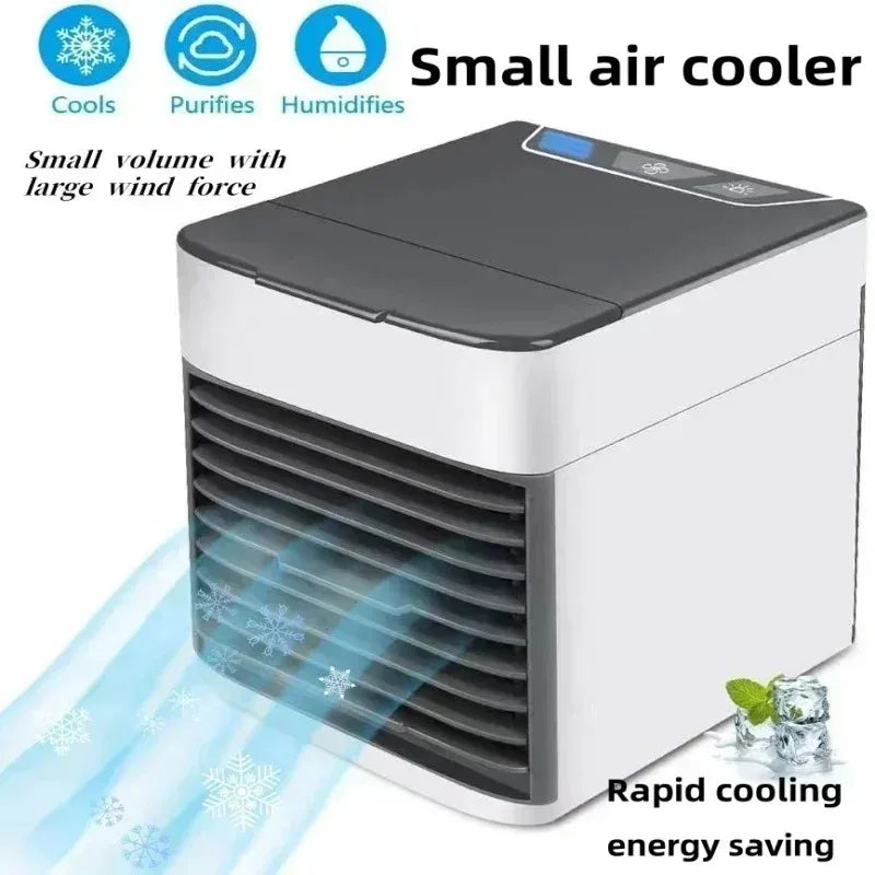 Mini USB Air Cooler & Humidifier Fan