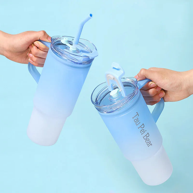 Gradient Color Portable 3-in-1 Sports Water Bottle
