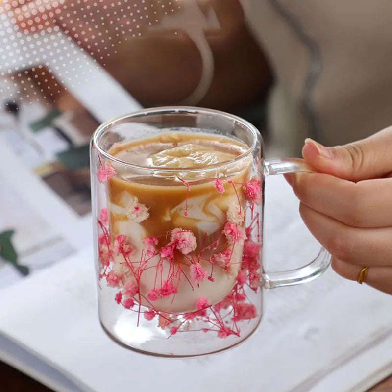 Bulk Wholesale Insulated Double-Layer Glass Mug