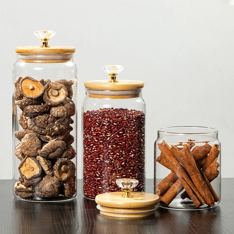 Classic Borosilicate Glass Food Storage Jar