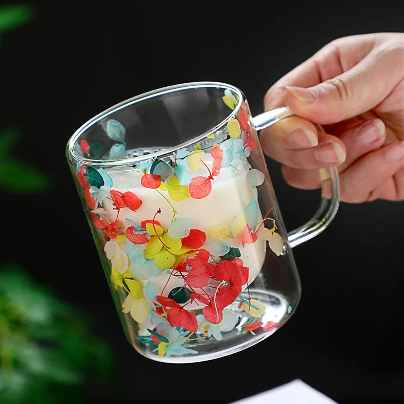 Bulk Wholesale Insulated Double-Layer Glass Mug