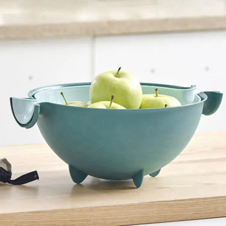 Colorful 2-in-1 Double Storage Basket
