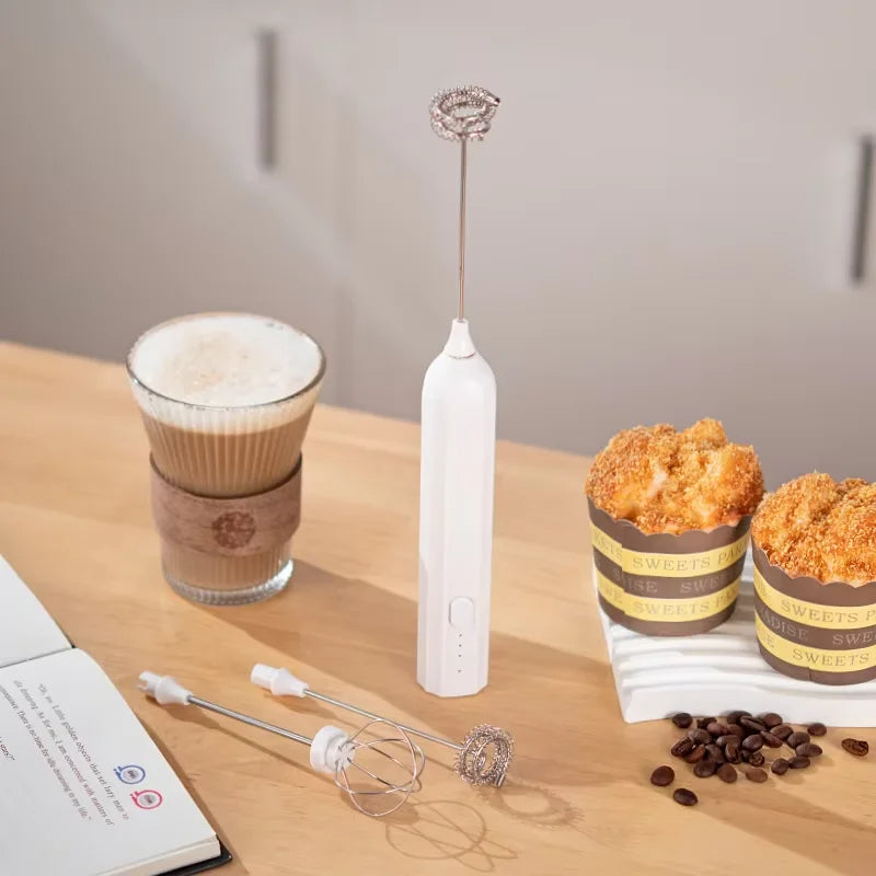 Stainless Steel Milk Frother – USB/Manual