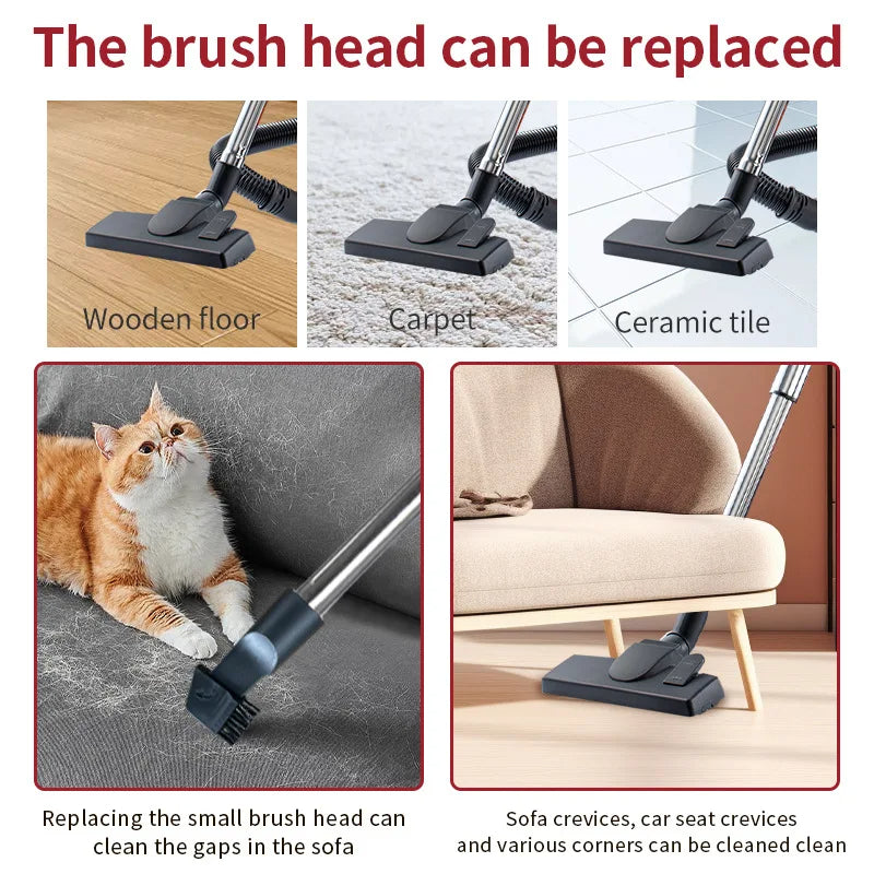 Corded Carpet Floor Vacuum Cleaner - 3600W