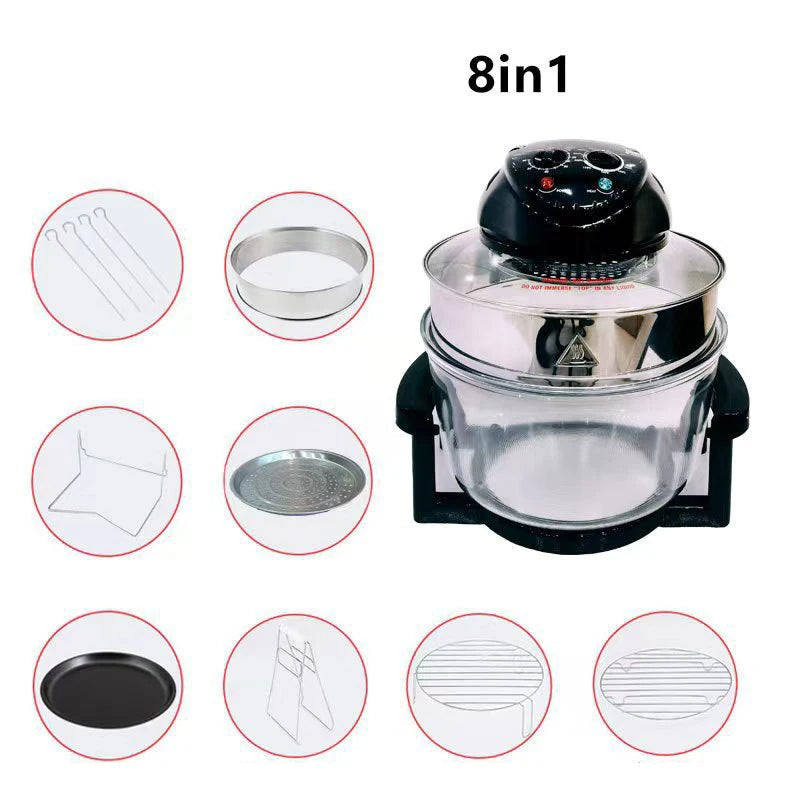 Multifunction Glass Air Fryer - 2 Liters