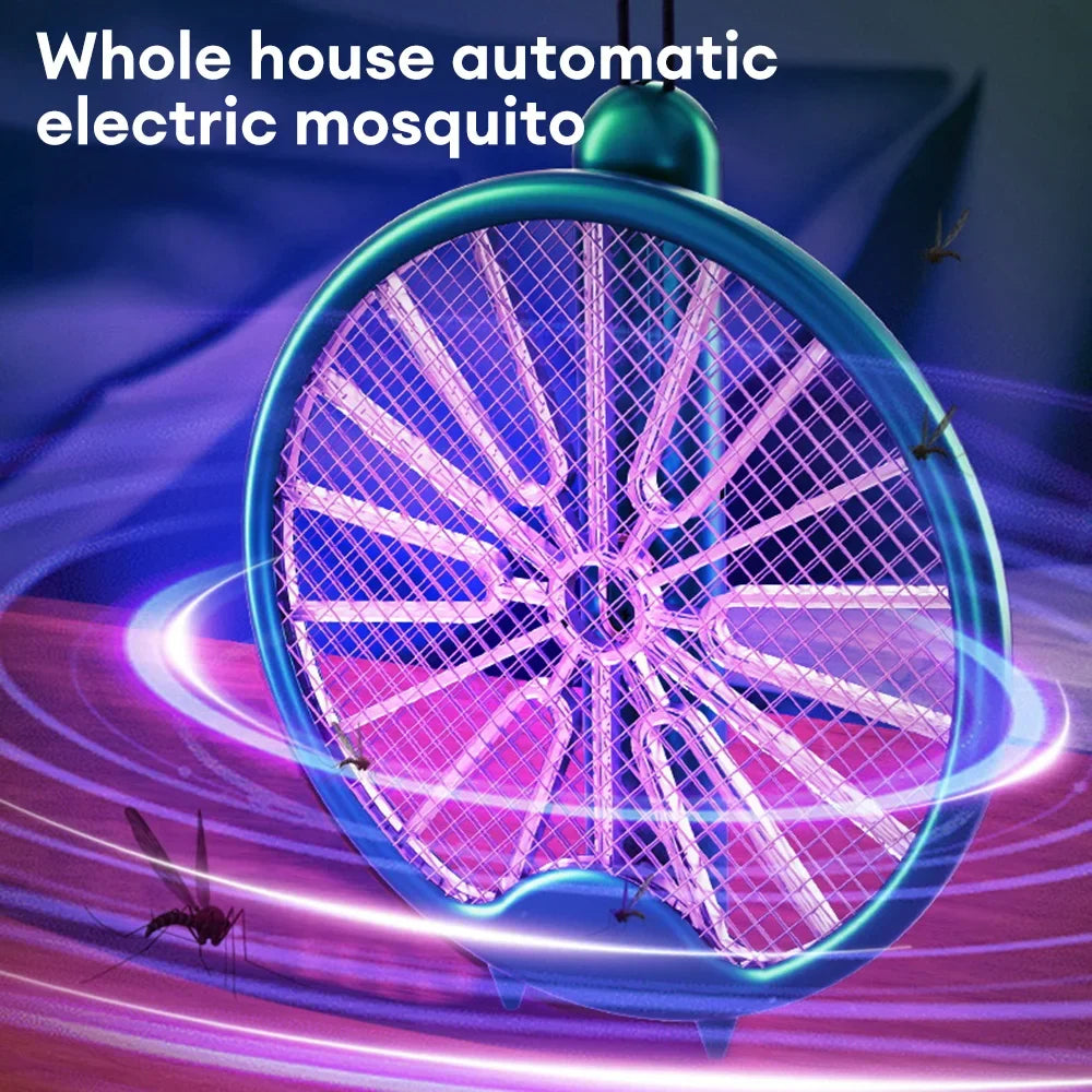 3-in-1 Electric Mosquito Swatter & Lamp