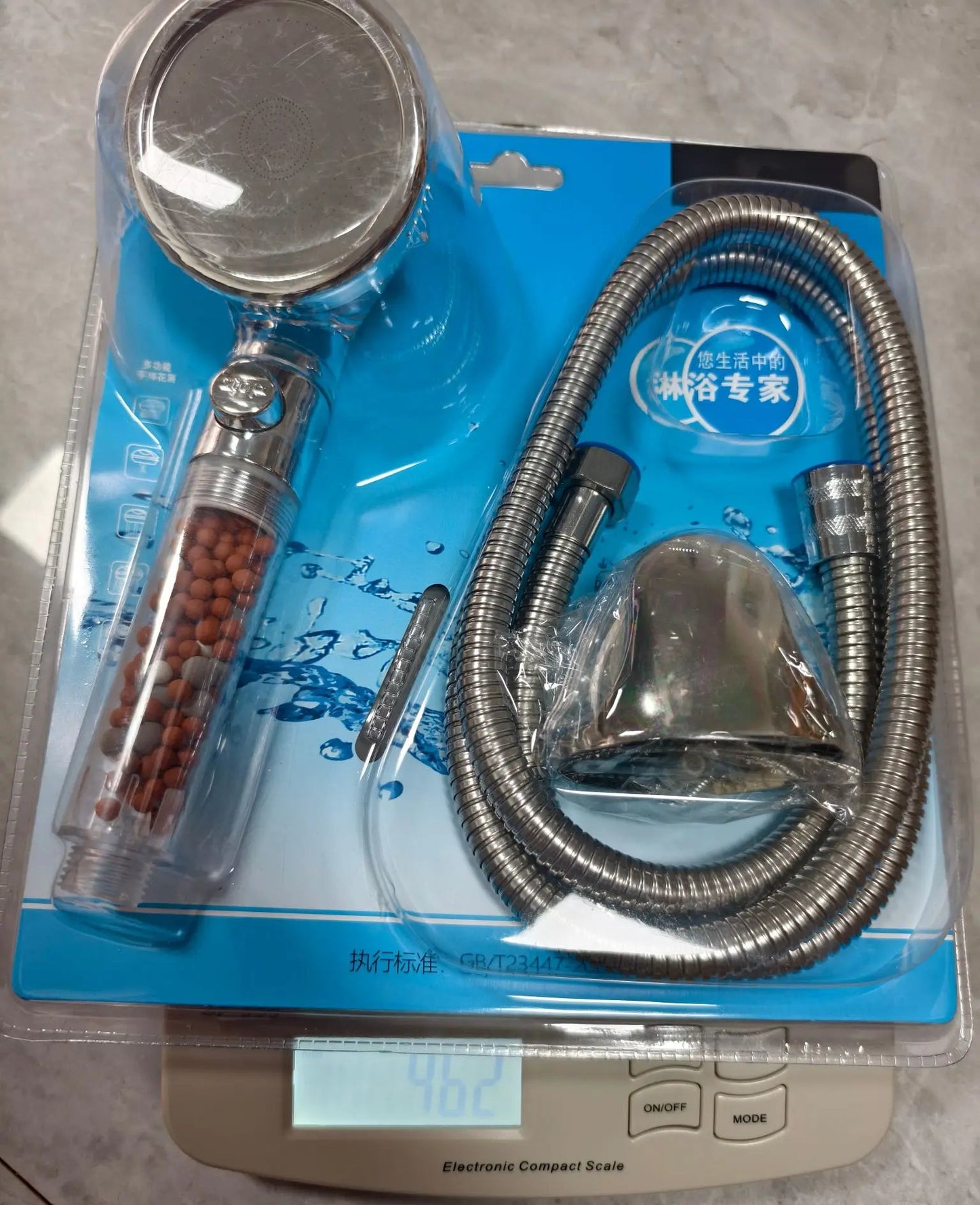 3-Stage Adjustable Water Pressure Ionizer – Portable Set with Stainless Steel Pipe & Clamp Holder
