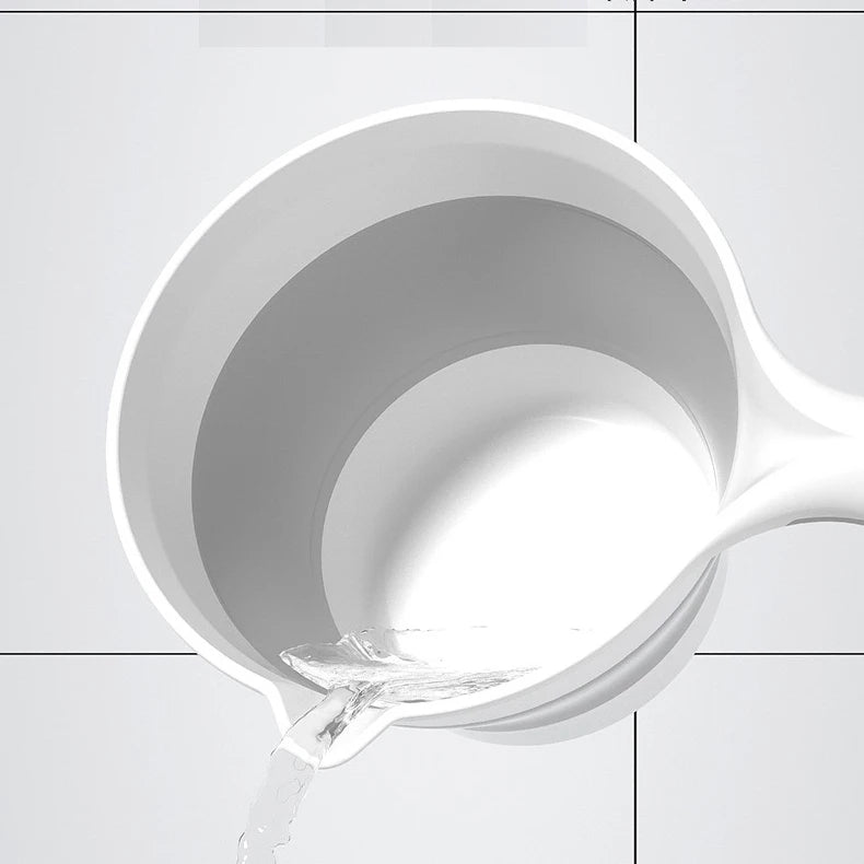 Portable Foldable Solid Wood Water Ladle With Drifting Cup