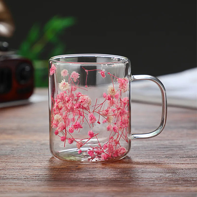Bulk Wholesale Insulated Double-Layer Glass Mug