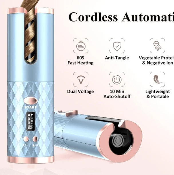 Cordless Automatic Hair Curler