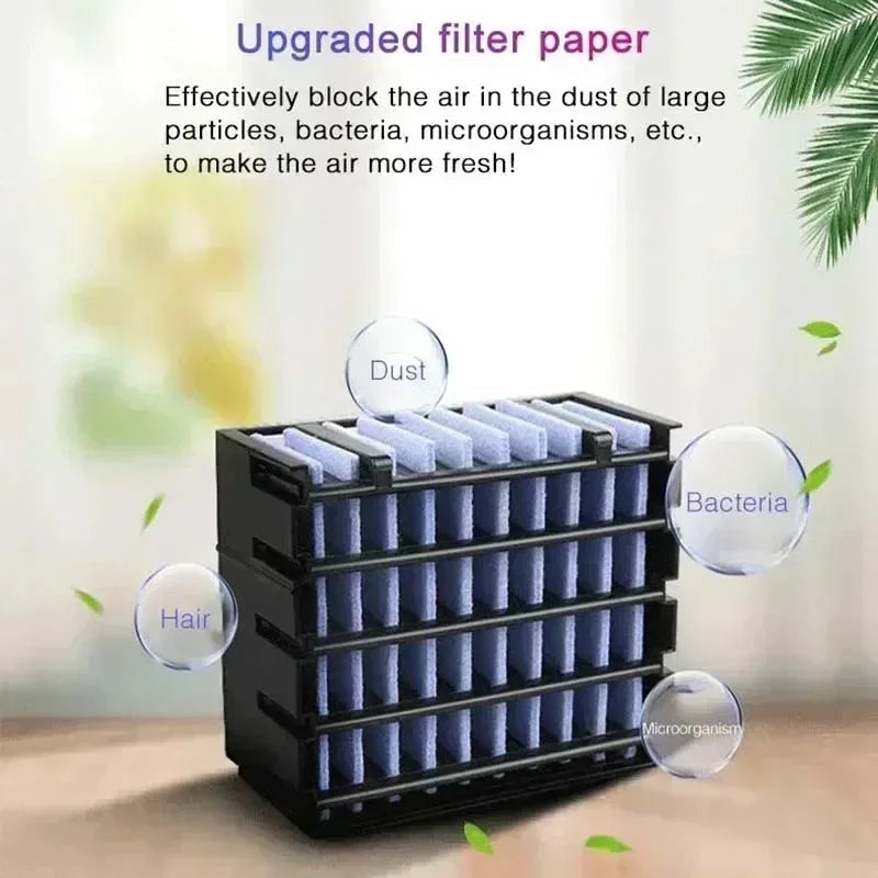Mini USB Air Cooler & Humidifier Fan