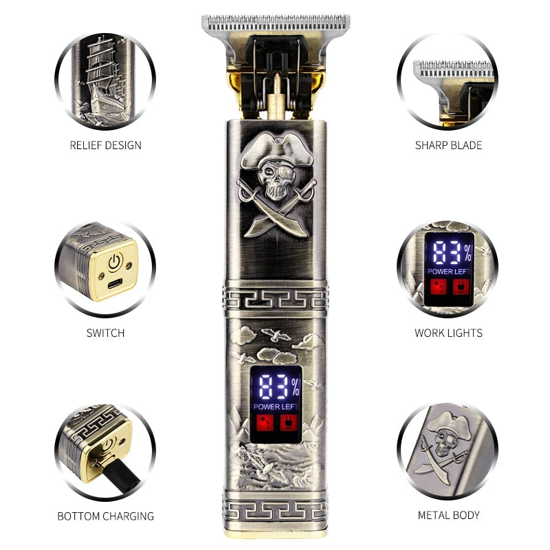 Suttik Professional LCD Display Beard Trimmer