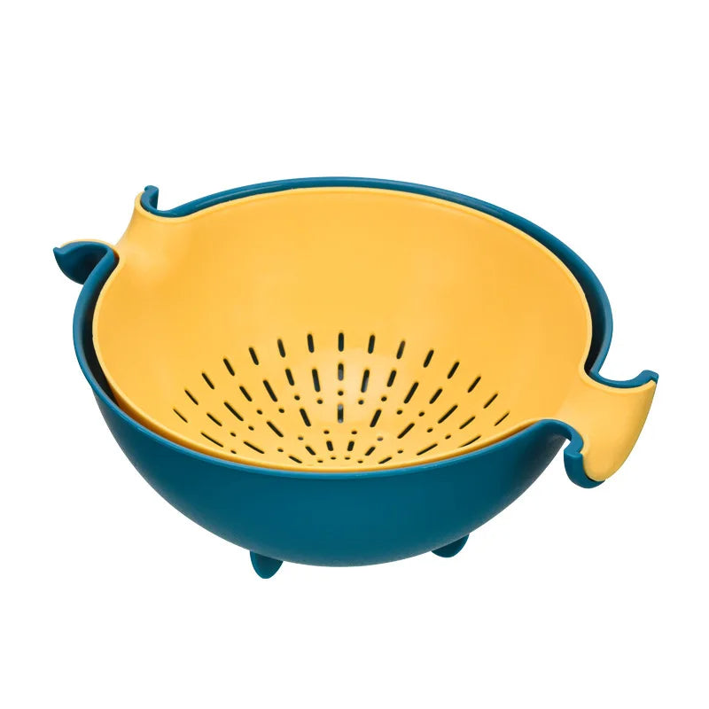 Colorful 2-in-1 Double Storage Basket