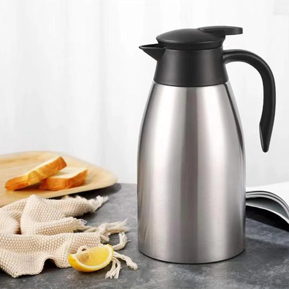 1.6L Thermal Coffee Carafe – Double-Wall Stainless Steel Vacuum Beverage Dispenser