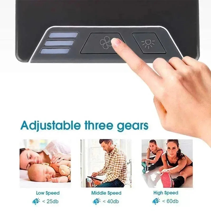 Mini USB Air Cooler & Humidifier Fan