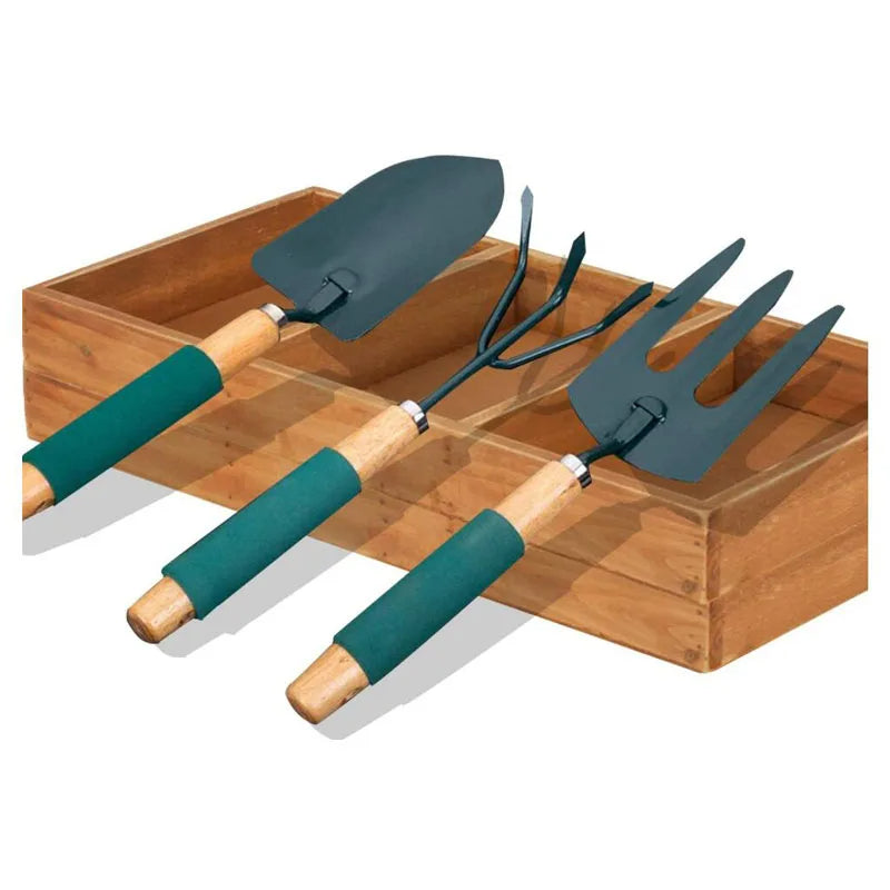 3-Piece Heavy-Duty Gardening Tool Set – Aluminum Alloy with Non-Slip Handles