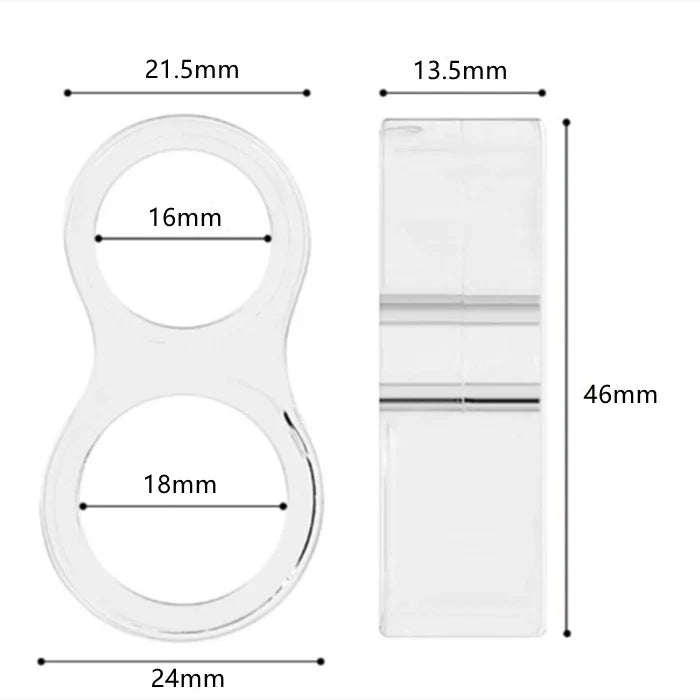 Transparent Door Stopper - Set of 4