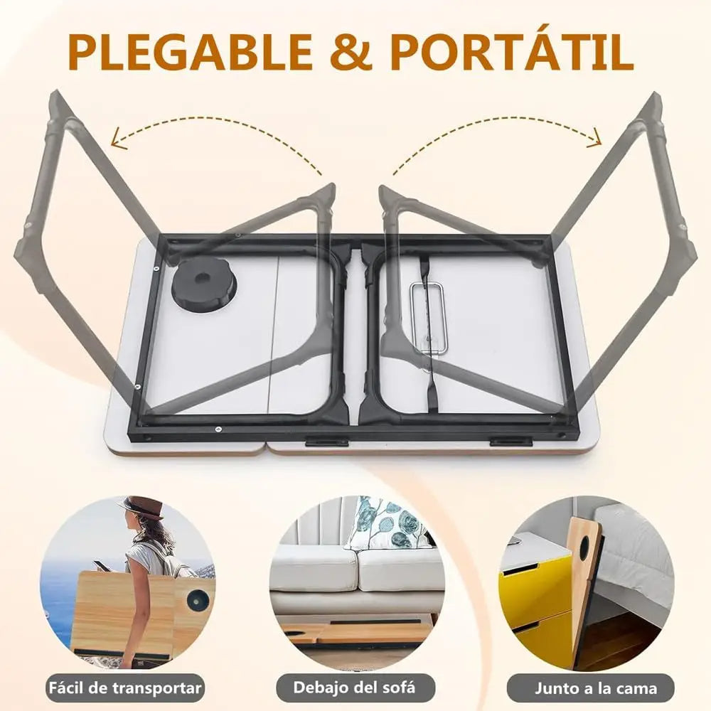Adjustable Folding Laptop Desk for Home and Office
