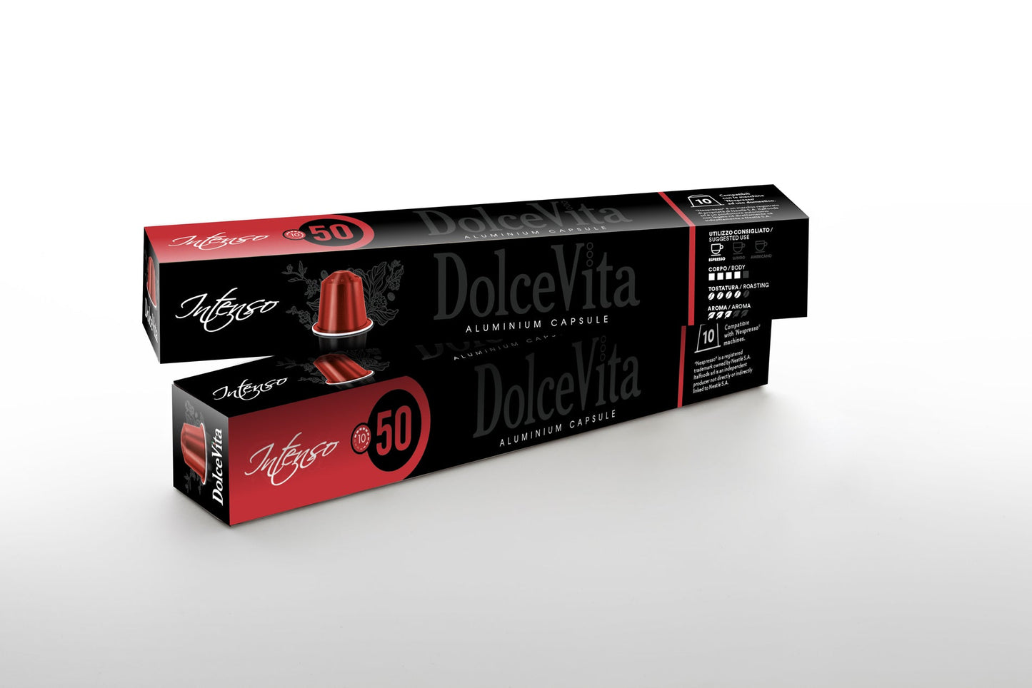 Italfoods Dolce Vita INTENSO Coffee Capsules - 10Pcs