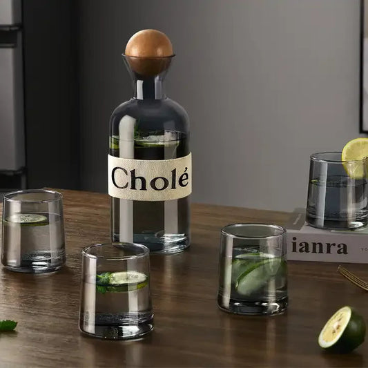 Clear Drinkware Set - 5Pcs