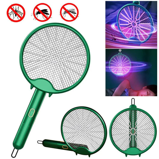 3-in-1 Electric Mosquito Swatter & Lamp