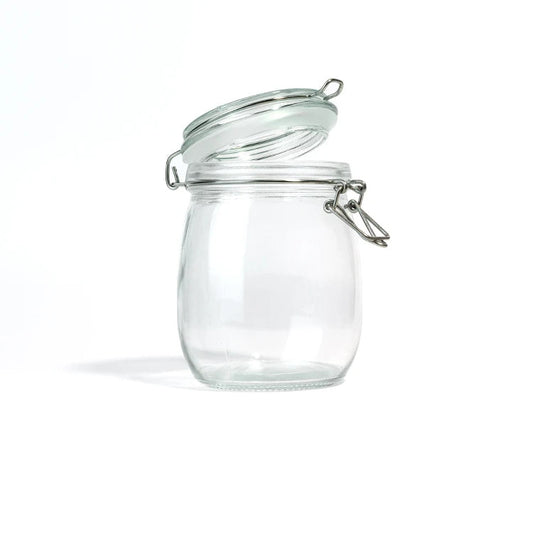 Vintage Quilted Glass Jar - 1.5 Liters