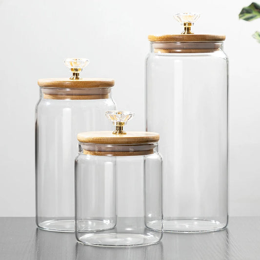 Classic Borosilicate Glass Food Storage Jar