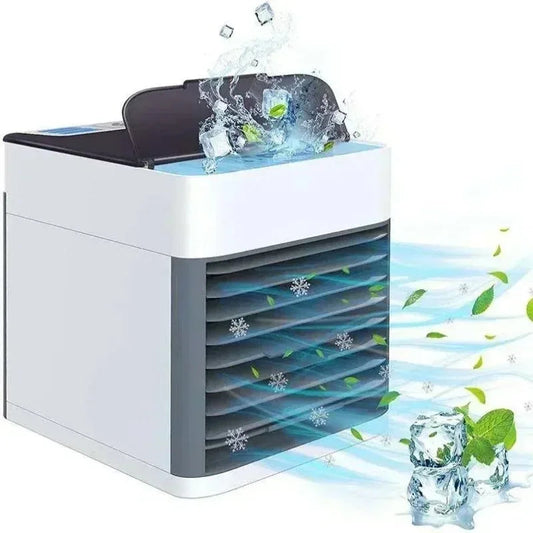 Mini USB Air Cooler & Humidifier Fan