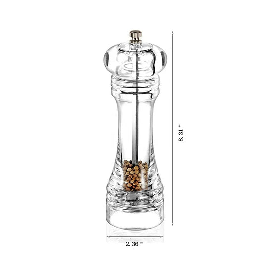 Acrylic Transparent Pepper Mill