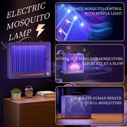 Fly Trap & Mosquito Catcher Lamp – Glue Board & CO2 System