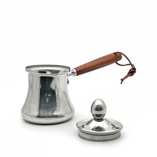 Long Steel Handle Pour-Over Coffee Pot