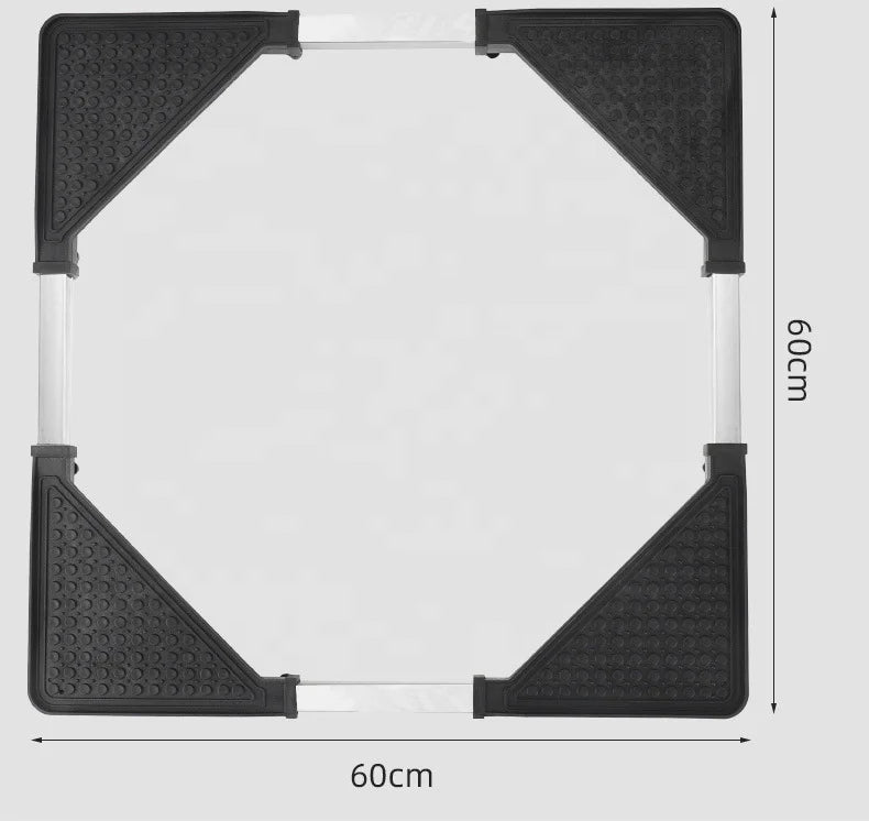 Adjustable Movable Base Stand for Washing Machines & Refrigerators