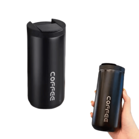 Black Stainless Steel Travel Mug