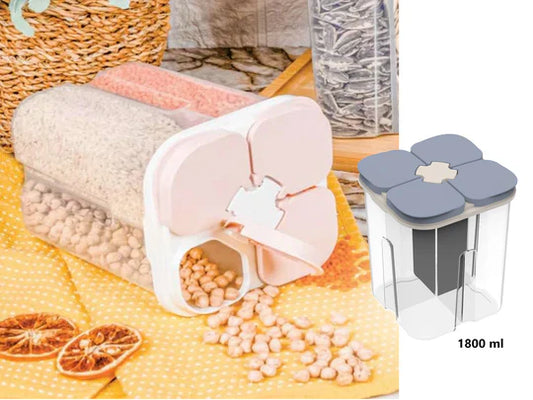 Square Dry Food Container - 1800ml